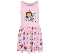 sarcia.eu Gabby’s Dollhouse Abito in Cotone Color Menta con Bretelle, Abito da Bambina 100% Cotone (IT, Numero, 92, Regular, Rosa)