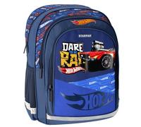 sarcia.eu Hot Wheels ZAINO per ragazzo, zaino scolastico, blu 41x30x20cm STARPAK (Hot Wheels A)