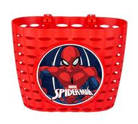 sarcia.eu Marvel Spider-Man Cestino da Manubrio per Bambini, Cestino da Ragazzo per Bicicletta, Scooter 20x15x16 cm (A)