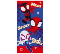 sarcia.eu MARVEL Spidey e i suoi fantastici amici ASCIUGATURA RAPIDA Telo mare, telo da bagno per bambini COTONE 70x140 cm OEKO-TEX (F)