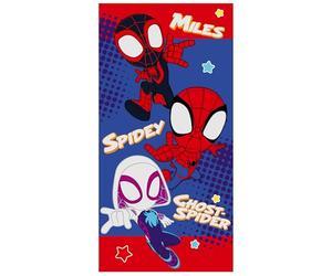 sarcia.eu MARVEL Spidey e i suoi fantastici amici ASCIUGATURA RAPIDA Telo mare, telo da bagno per bambini COTONE 70x140 cm OEKO-TEX (F)