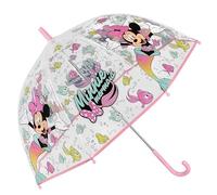 sarcia.eu Ombrello da bambino, (Sonic, Harry Potter, Minnie Mouse, Minions, Bluey) ombrello automatico pieghevole trasparente (DISNEY Minnie Mouse 2)