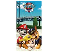 sarcia.eu Paw Patrol Chase Marshall Rubble ASCIUGATURA RAPIDA Telo mare, telo da bagno per bambini COTONE 70x140 cm OEKO-TEX (C)