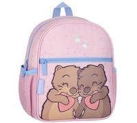 sarcia.eu Piccolo zainetto da scuola materna per bambine con elementi riflettenti, da escursione 5L (Lontre, 26x23x9 cm)