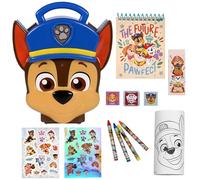 sarcia.eu Set Creativo, Set Artistico da colorare + Valigetta (Paw Patrol)