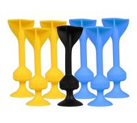 sarcia.eu TOSSIT Set Iniziale, Gioco di Freccette con Ventose in Silicone, Dart, Freccette (Giallo-Blu, 7 Pezzi)