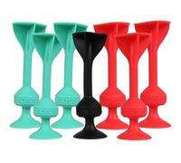 sarcia.eu TOSSIT Set Iniziale, Gioco di Freccette con Ventose in Silicone, Dart, Freccette (Turchese-Osso, 7 Pezzi)