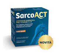 SarcoAct Amminoacidi essenziali, HMB, Vitamine C e D 240 g Polvere