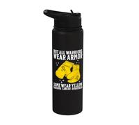 Sarcoma Cancer Awareness Products Bones Sarcoma Warrior Stainless Steel Insulated Water Bottle