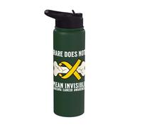 Sarcoma Cancer Awareness Products Bones Sarcoma Warrior Stainless Steel Insulated Water Bottle