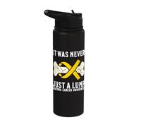 Sarcoma Cancer Awareness Products Bones Sarcoma Warrior Stainless Steel Insulated Water Bottle