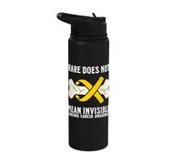 Sarcoma Cancer Awareness Products Bones Sarcoma Warrior Stainless Steel Insulated Water Bottle