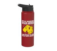 Sarcoma Cancer Awareness Products Bones Sarcoma Warrior Stainless Steel Insulated Water Bottle