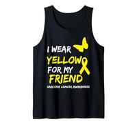 Sarcoma Cancer Ribbon I Wear Yellow for My Friend Canotta