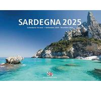 Sardegna 2025. Calendario da tavolo 16 mesi. Settembre 2024-dicembre 2025