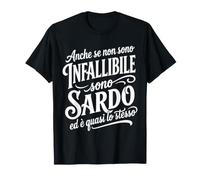 Sardegna Divertente Orgoglio Sardo Frase Maglietta