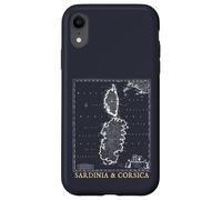 Sardegna e Corsica Mappa d'epoca Isole del Mediterraneo Custodia per iPhone XR