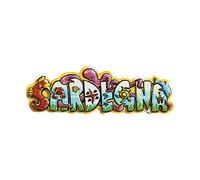 Sardegna Italia 3D Lettere Frigorifero Magnete Resina Viaggi Souvenirs, Handmade Home & Kitchen Decorazione Frigo Calamita Collezione Regalo