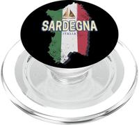 Sardegna Italia Retro Regione Mappa Vintage Souvenir PopSockets PopGrip per MagSafe