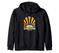 Sardegna Italia - Sardegna Italia Sunshine Felpa con Cappuccio