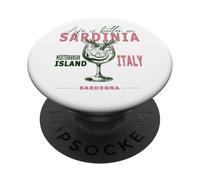 Sardegna La vita è migliore sul Mar Mediterraneo Italia Sardegna PopSockets PopGrip Adesivo