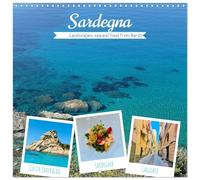 Sardegna - landscapes, sea and food from Sardinia (Wall Calendar 2026 12" x 24" / 30 x 60 cm (open)) CALVENDO 12 Month Wall Calendar