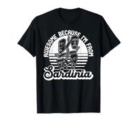 Sardegna sardegna antenati itineranti isola souvenir italiana Maglietta