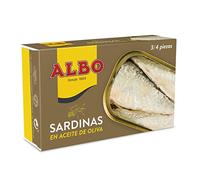 Sardinas En Aceite de Oliva Albo 85g (Sin Glúten)