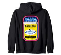 Sardine Con Aggiunto Mare Salato Felpa con Cappuccio