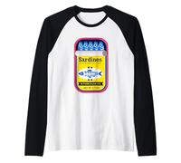 Sardine Con Aggiunto Mare Salato Maglia con Maniche Raglan