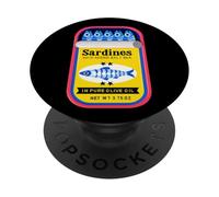 Sardine Con Aggiunto Mare Salato PopSockets PopGrip Adesivo