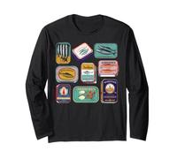 Sardine d'Epoca Pesce in Scatola Retro Sardine in Scatola Maglia a Manica