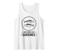 Sardine di pesce in scatola Canotta