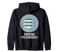Sardine di pesce in scatola Felpa con Cappuccio