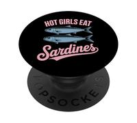 Sardine di pesce in scatola PopSockets PopGrip Adesivo