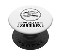 Sardine di pesce in scatola PopSockets PopGrip Adesivo