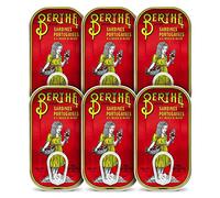 Sardine in olio d’oliva | 6 x 120 g | Berthe | Portogallo