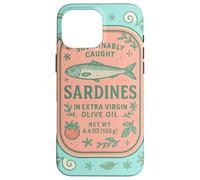 Sardine Tinned Fish Retro Vintage Coastal Girl Ocean Summer Custodia per iPhone 16 Pro Max