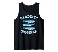 Sardines Tinned Fish Retro Graphic for Men Women Canotta