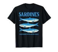 Sardines Tinned Fish Retro Graphic for Men Women Maglietta