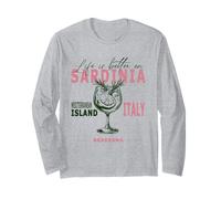 Sardinia Life Is Better On Mar Mediterraneo Italia Sardegna Maglia a Manica