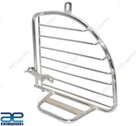 Saree Guard Cromato Lato Sinistro Per Moto Jawa Yezdi