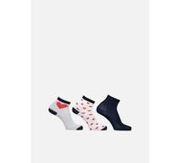 Sarenza Wear - Lot de 3 paires chaussettes Femme cœur Bianco - Calze e collant T.U Bianco