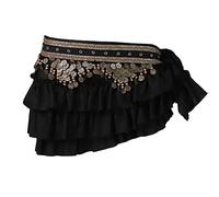 SARGE Abiti di Danza del Ventre Tribale Accessori per Costumi Zingari Avvolgere Le Frange Monete retrò Cinture Sciarpa all'anca Cintura di Danza del Ventre