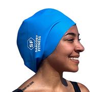 Sargoby Fitness Cuffia da nuoto per dreadlocks e trecce Progettata per acconciature voluminose e spesse come dreadlocs, rasta, trecce, dreads, locs e afro.