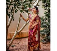 Sari Da Donna Designer In Seta Bollywood Con Blusa Sari Da Festa Del Sud India L