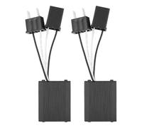 Sarini 2 Pezzi H7 LED Faro decodificatore Canbus Cablaggio Anti sfarfallio lampadine decodificatori resistore Kit di conversione Senza errori Adattatore condensatori cancellatori di Avvertimento