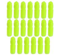 Sarini 20 pz Connettore Elastico per Asta,Accessori Pesca con Perlina alla Carpa Metodo Alimentazione Cava Terminale Sistema Attrezzatura Antiscivolo