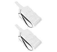 Sarini 2PCS Radio Borsa Impermeabile Portatile Walkie Talkie Custodia con Cordino per Baofeng Motorola Kenwood Icom Midland Presidente Yaesu