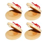Sarini 4 nacchere in Legno, applausi per Le Dita, applausi educativi, Strumenti a percussione, Mini applausi